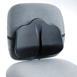 Safco Low Profile Backrest, 14w x 2.5d x 11h, Black