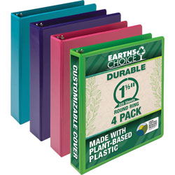 Samsill Earthchoice Durable View Binder - 1 1/2 in Binder Capacity - Letter - 8 1/2 in x 11 in Sheet Size - 325 Sheet Capacity
