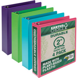 Samsill Earthchoice Durable View Binder - 2 in Binder Capacity - Letter - 8 1/2 in x 11 in Sheet Size - 425 Sheet Capacity