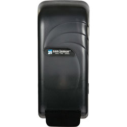 San Jamar Soap & Hand Sanitizer Dispenser, 27.05 fl oz Capacity, Black, 1Each