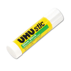 Saunders Stic Permanent Glue Stick, 0.74 oz, Dries Clear