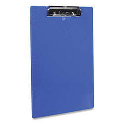 Saunders Recycled Plastic Clipboard, 0.5 in Clip Capacity, Holds 8.5 x 11 Sheets, Cobalt