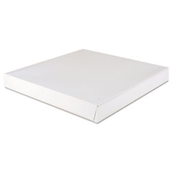 SCT Paperboard Pizza Boxes,16 x 16 x 1 7/8, White, 100/Carton