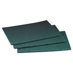 Scotch™ Commercial Scouring Pad, 6 x 9, Green, 20 Pads/Box, 3 Boxes/Carton (96-3M)