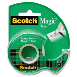 Scotch™ Magic Tape in Handheld Dispenser, 1" Core, 0.75" x 25 ft, Clear (MMM105)