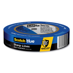 Scotch™ Sharp Lines Multi-Surface Painter's Tape, 3 in Core, 0.94 in x 60 yds, Blue