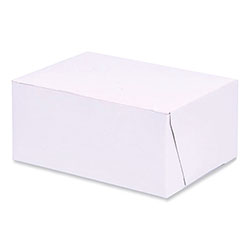 SCT Bakery Boxes, Standard, 6 x 4.45 x 2.75, White, Paper, 250/Carton
