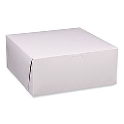 SCT Bakery Boxes, Standard, 14 x 14 x 6, White, Paper, 50/Carton
