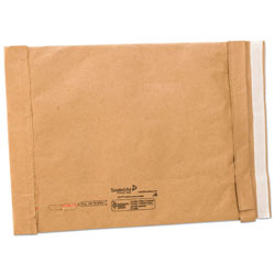 Sealed Air Jiffy Padded Mailer, #5, Paper Lining, Self-Adhesive Closure, 10.5 x 16, Natural Kraft, 25/Carton
