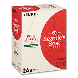 Seattle's Best® Post Alley Dark Coffee K-Cup, 24/Box, 4/Carton