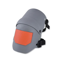 Sellstrom KneePro Ultra Flex III Knee Pads, Elastic Straps with Quik-Snap Clips, Gray/Orange