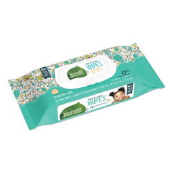 Seventh Generation Free & Clear Baby Wipes, Unscented, White, 64 Wipes per Pack, 12 Packs per Case, 768 Wipes Total