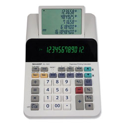 Sharp EL-1501 Paperless Printing Calculator, 12-Digit LCD