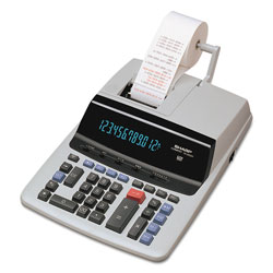 Sharp VX2652H Two-Color Printing Calculator, Black/Red Print, 4.8 Lines/Sec