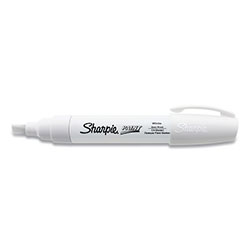 Sharpie® Oil Based Paint Marker, white, Bold, Chisel