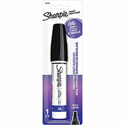 Sharpie® Oil-Based Paint Markers, Bold Marker Point, Black Oil Based Ink, 1 Pack