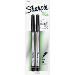 Sharpie® Pen, Permanent, Fine Point, 12/BX, Black