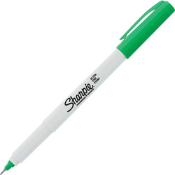 Sharpie® Permanent Marker, Ultra-Fine, Green