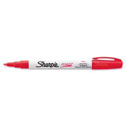 Sharpie® Permanent Paint Marker, Fine Bullet Tip, Red