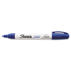Sharpie® Permanent Paint Marker, Medium Bullet Tip, Blue