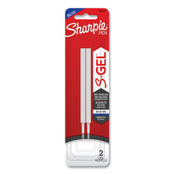 Sharpie® S-Gel 0.7 mm Pen Refills, Medium Point, Blue Ink, 2/Pack