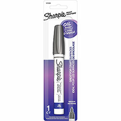 Sharpie® Water Based Paint, Medium Marker Point, Silver Water Based Ink, 1 Card