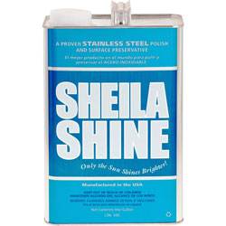 Sheila Shine Cleaner Polish, Liquid, 128 fl oz (4 quart), Blue, White