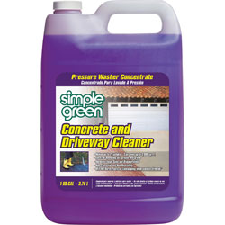 Simple Green Concrete/Driveway Cleaner, 1Gal, 4/CT, Clear