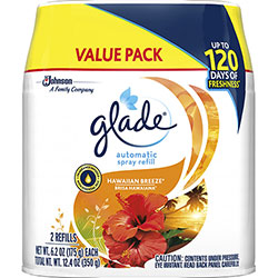 Glade Automatic Spray Refill Value Pack, Spray, 6/Carton, Long Lasting