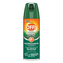OFF! Deep Woods Sportsmen Insect Repellent, 6 oz Aerosol, 12/Carton