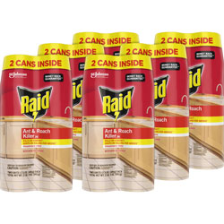 Raid Ant & Roach Killer 2-Packs, Fragrance-Free , 12/Carton