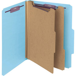 Smead Classification Folder w/SF, Letter, 2 in Expansion Blue