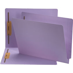 Smead Color Fastener Folder, 3/4" Exp, Letter, Lavender