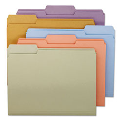 Smead Colored File Folders, 1/3-Cut Tabs, Letter Size, Assorted, 100/Box