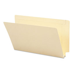 Smead Heavyweight Manila End Tab Expansion Folders, Straight Tab, Legal Size, 50/Box