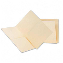 Smead Manila End Tab File Folders with Interior Pockets, Straight Cut, Letter, 50/Box