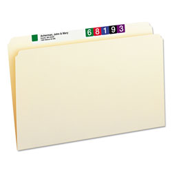 Smead Manila File Folders, Straight Tab, Legal Size, 100/Box (SMD15300)