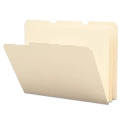 Smead Poly Manila Folders, 1/3-Cut Tabs, Letter Size, 12/Pack