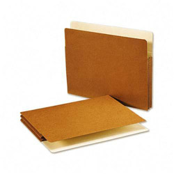 Smead Redrope Drop-Front File Pockets w/ Fully Lined Gussets, 1.75 in Expansion, Letter Size, Redrope, 25/Box