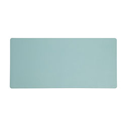 Smead Vegan Leather Desk Pads, 36 in x 17 in, Light Blue
