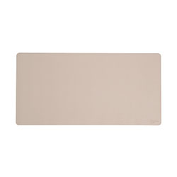 Smead Vegan Leather Desk Pads, 31.5 x 15.7, SandStone
