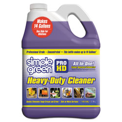 Simple Green Pro HD Heavy-Duty Cleaner, Unscented, 1 gal Bottle, 4/Carton