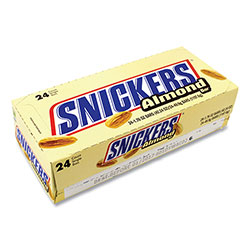 Snickers® Almond Bar, 1.76 oz Bar, 24 Bars/Box