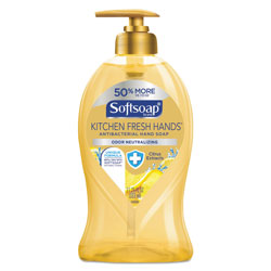 Softsoap Antibacterial Hand Soap, Citrus, 11 1/4 oz Pump Bottle, 6/Carton