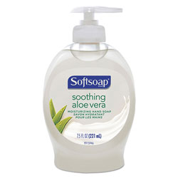 Softsoap Moisturizing Hand Soap, Aloe, 7.5 oz Bottle, 6/Carton