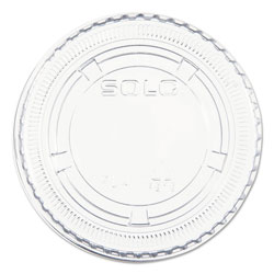 Solo Non-Vented Cup Lids, Fits 3.25-9 oz Cups, Clear, 125/Sleeve, 20 Sleeves/Carton (DRCPL4N)