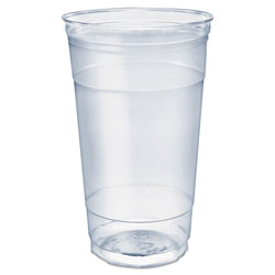 Solo Ultra Clear PETE Cold Cups, 32 oz, Clear, 300/Carton