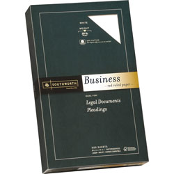 Southworth Fine Business Paper, 20 lb., Legal Ruled, 8-1/2"x14", 500/Box, WE