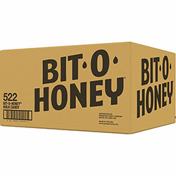 Spangler Candy Bit-O-Honey Candies, Honey, Almond, Individually Wrapped, 1 Carton