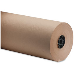 Sparco Bulk Wrapping Paper, 18"Wx1050', 8 1/2" Diameter, Kraft